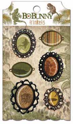 Bo Bunny Press - Zoology - Trinkets  (sold in 3's)