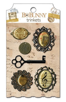 Bo-Bunny Press - et Cetera Trinkets  (sold in 3's)