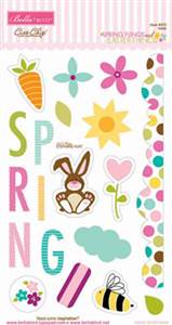 Bella Blvd - Spring Flings & Easter Things - Chipboard Icons  (sold in 3's)