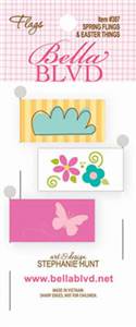 Bella Blvd - Flags - Spring Flings and Easter Things  (sold in 3's)