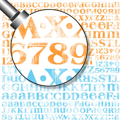 BasicGrey - Dawson Letters  (Pack of 5)
