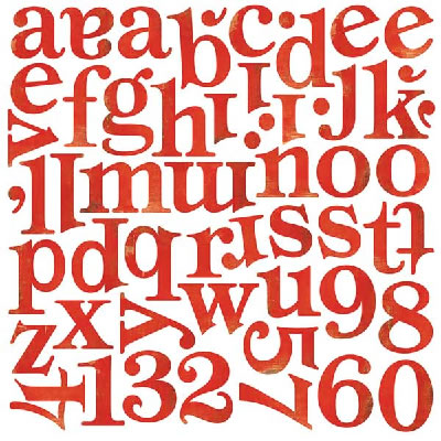 BasicGrey - Ambrosia Original Mini Mono Stickers  (pack of 5)