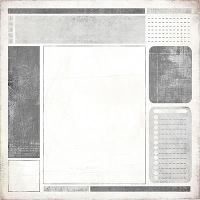 BasicGrey - Basic White - Bloc 12x12 paper  (pack of 10)