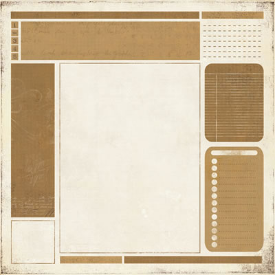 BasicGrey - Basic Manila - Bulletin 12x12 paper  (pack of 10)