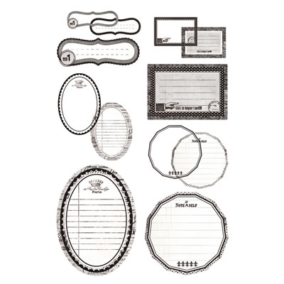 BasicGrey - Basic White - Take Note Transparency Pack  (sold in 3's)