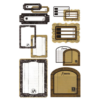 BasicGrey - Basic Kraft - Take Note Transparency Pack  (sold in 3's)