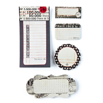 BasicGrey - Basic Manila - Writer's Block Journaling Set  (sold in 3's)