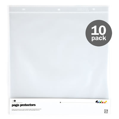 BasicGrey - Basics - 12x12 Page Protectors 10/pk  (sold individually)