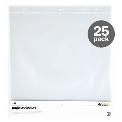 BasicGrey - Basics - 12x12 Page Protectors 25/pk  (sold individually)