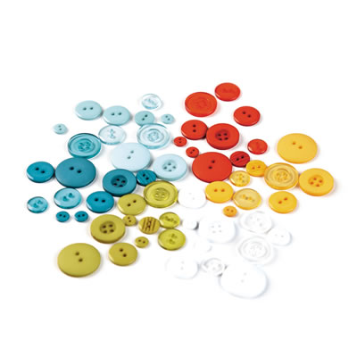 BasicGrey - Wander - Buttons  (sold in 3's)