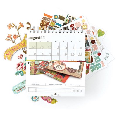 BasicGrey - 2012 Calendar Kit  (sold in 3's)