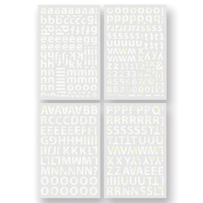 BasicGrey - Cappella - Chip Sticker ABC  (sold in 3's)