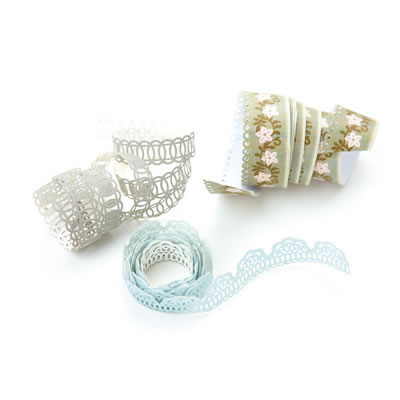 BasicGrey - Cappella - Ribbon Doilies  (sold in 3's)
