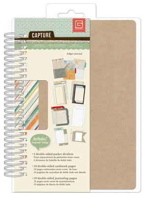 Capture - 5x7 Spiral Journal - Ledger (generic) (sold in 3's)  (generic) 