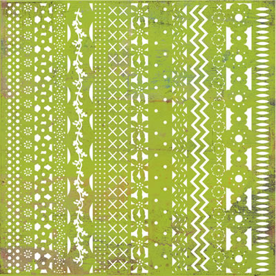 BasicGrey - Green at Heart - Doilies Ribbon  (pack of 5)