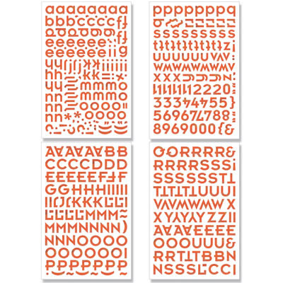 BasicGrey - Green at Heart - Chip Sticker ABC  (sold in 3's)