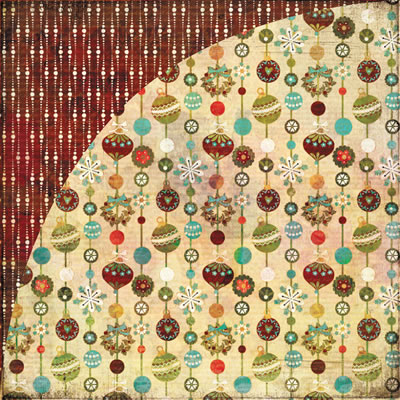 BasicGrey - Jovial - Christmas Tree 12x12 d/sided paper  (pack of 10)
