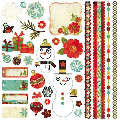 BasicGrey - Jovial - Element Stickers  (pack of 5)
