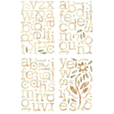 BasicGrey - Jovial - Chip Sticker ABC  (sold in 3's)