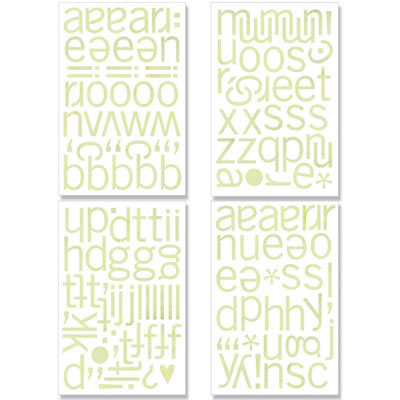 BasicGrey - Kioshi - Chip Sticker ABC  (sold in 3's)