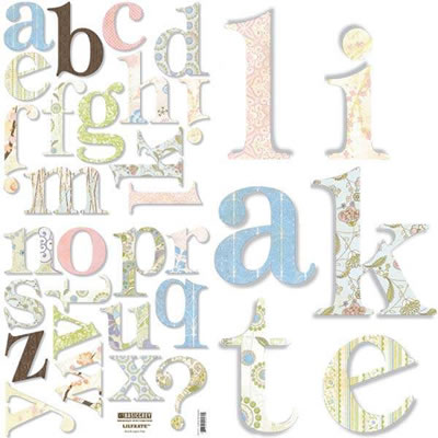 BasicGrey - LilyKate Monograms  (pack of 5)
