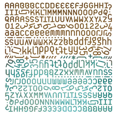 BasicGrey - Max & Whiskers - Alphabet Stickers  (pack of 5)