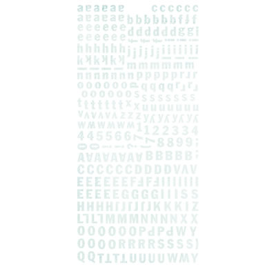 BasicGrey - Marjolaine - Micro Mono Alpha Stickers  (pack of 5)