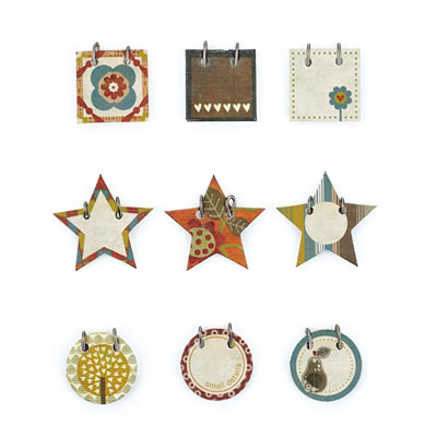 BasicGrey - Pyrus - Small Details Decorative Stickers  (sold in 3's)