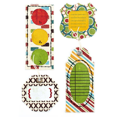 BasicGrey - Wander - Canvas Tags  (sold in 3's)
