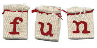 Carolee's Creations - Love Worn Red Love Letter  (sold in 3's)