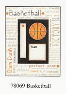 Carolee's Creations - Basketball Frame  (sold in 3's)