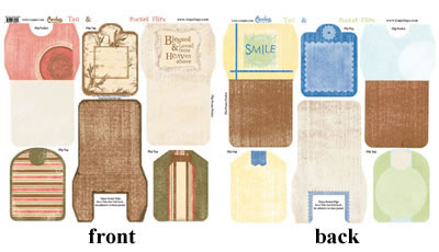 Carolee's Creations - Blessing Pocket Flips  (sold in 3's)