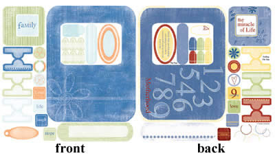 Carolee's Creations - Maternity & Family Flip Frame  (sold in 3's)