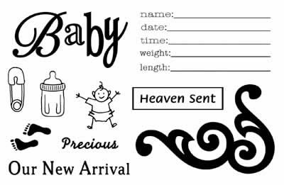 Carolees Creations - New Arrival Clear Rubber Stamps  (sold individually)