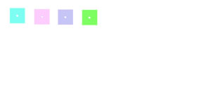 Carolee's Creations - Pastel Square Multipack Brad Accents 12pc  (sold individually)