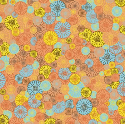 cherryArte - Party Blooms 12x12 patterned paper  (pack of 10)