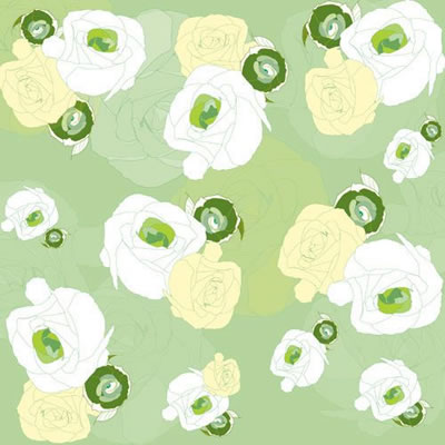 cherryArte - Cabbage Greens 12x12 patterned paper  (pack of 10)