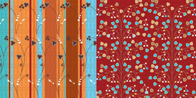 cherryArte - Poppy Seed 12x12 d/sided paper  (pack of 10)