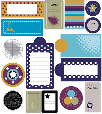 cherryArte - Arcade Die Cuts  (pack of 5)