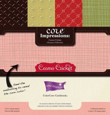 Core'dinations Cardstock - Cosmo Cricket - Core Impressions - Classics - Collection Pack  (sold individually)