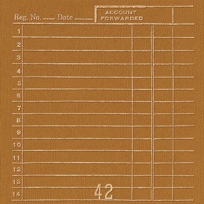 Core'dinations Cardstock - Jenni Bowlin - Core Impressions - Everyday - Cream of Wheat Country Store Receipt  (pack of 20)