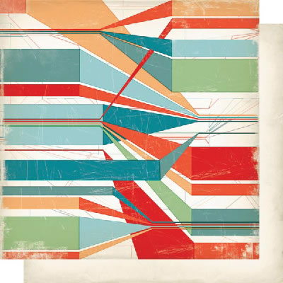 Cosmo Cricket - Cogsmo - Magical Portal 12x12 d/sided paper  (pack of 10)
