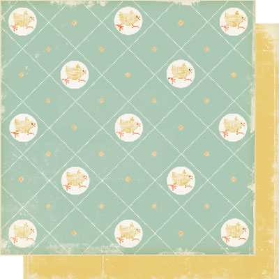 Cosmo Cricket - Honey Pie - Quinn 12x12 d/sided paper  (pack of 10)