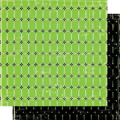 Cosmo Cricket - Hello Sunshine - Clover 12x12 d/sided paper  (pack of 10)