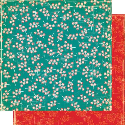 Cosmo Cricket - Hello Sunshine - Berries 12x12 d/sided paper  (pack of 10)