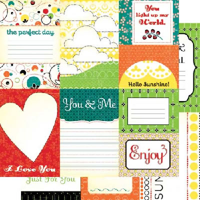 Cosmo Cricket - Hello Sunshine - Journal Cards  (pack of 5)