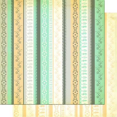 Cosmo Cricket - Everafter - Something Borrowed 12x12 d/sided cardstock  (pack of 10)