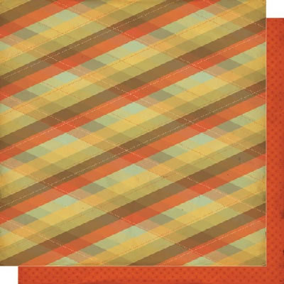 Cosmo Cricket - Mr Campy - Flannel 12x12 d/sided paper  (pack of 10)