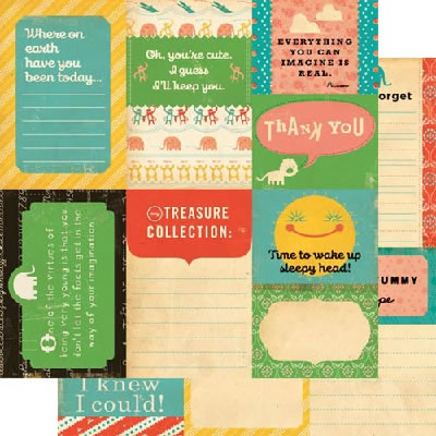 Cosmo Cricket - Jack's World - Journal Cards  (pack of 5)