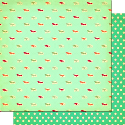 Cosmo Cricket - Lil Man - Mischievous Max 12x12 d/sided cardstock  (pack of 10)